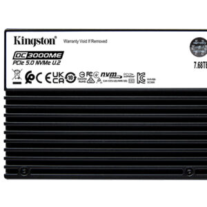 Kingston SEDC3000ME 7.68TB SSD (2.5-inch U.2 interface, NVMe 5.0 x4)data encryption