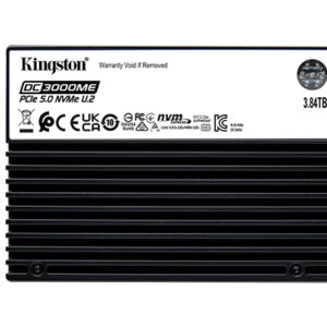 Kingston SEDC3000ME 3.84TB SSD (2.5-inch U.2 interface, NVMe 5.0 x4)data encryption